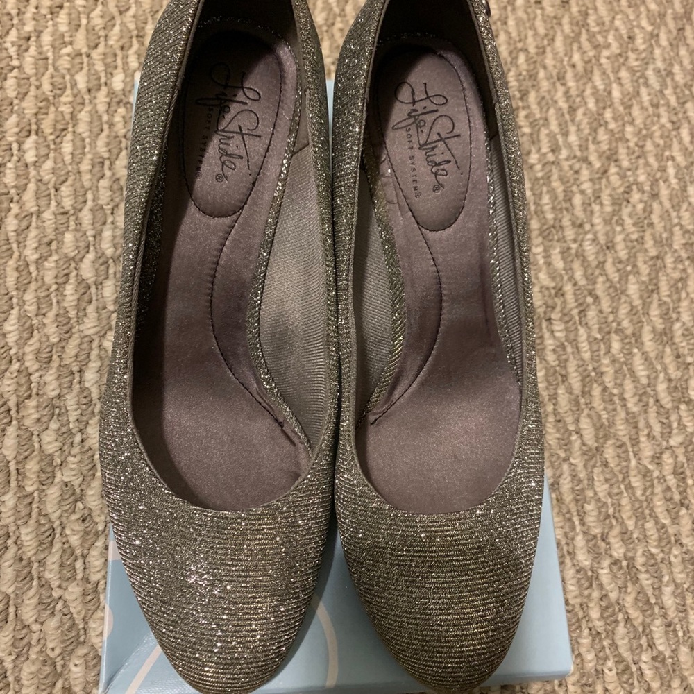Stride Rite Silver Heels